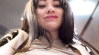 Wet_Bunny squirt on McDonald's Sofa