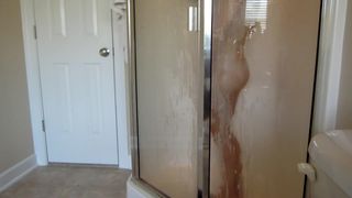 Laynie Layne - Cleaning off in the Shower.