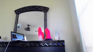 Butterybubblebutt Cheerleader dildo recording (1/2) 100617