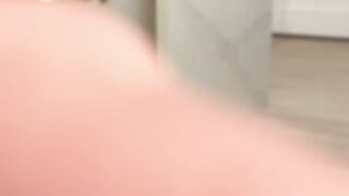 Alexandaria - Husband watches wife use big horse dildo