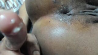 Ebony Stacy Perfect Ass squirt creamy pussy part.4