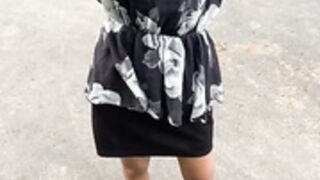 Indian Couple Public Nudity on Road