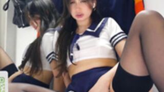 Cinacramby, squirting in her panties.