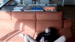 Olimpia orgasms by fucking her pussy and asshole
