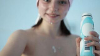 loret_joy covered with cream