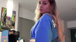 ximenasaenz slow mo twerk in red thong