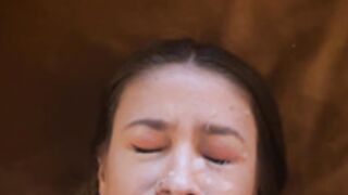 Unloaded on Sydney’s slutty face