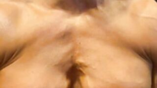 Angela fbb rippling pecs [OF]