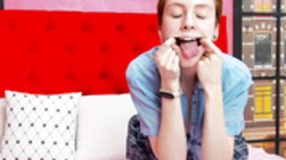 Lana_Faerie show asshole and tongue