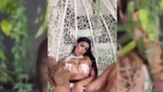 SLS OF Pocahontas playing with cock