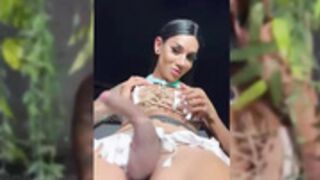 SLS OF Pocahontas playing with cock