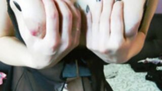 BrilliantDoll enjoying a corn shaped dildo