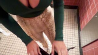 Hailey Rose fucked in restroom