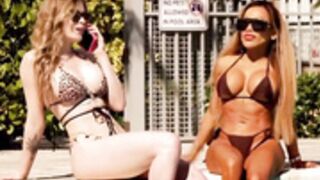 Chloewildd and CJ Miles threesome cum in mouth and kiss