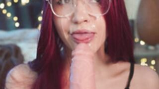 naughty_tweety / juna_j with fake cum on her face 3