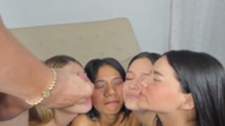 biancaaa07 cums all over faces