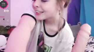 coldpi3 hush in ass + dildo deepthroat