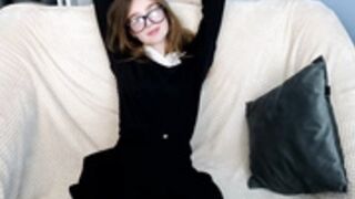 divaolive black dress & pantyhose