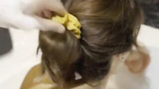 Footjob In Jacuzzi With Toe In Asshole