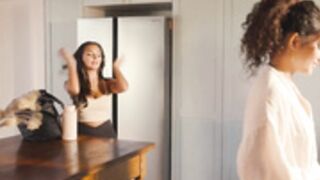 Jasminx & Kiki Kitchen Fuck