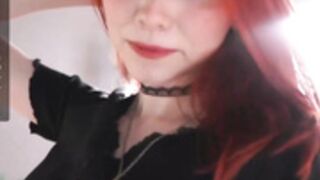 Oki_dokie eye contact finger licking tease