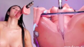 dakota squirts for 2 minutes straight