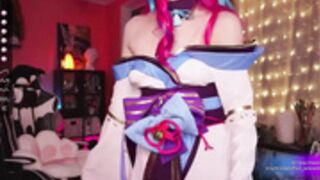 Spirit Blossom Ahri cosplay 2