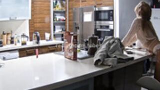 Sara and BF Sex on the kitchen table