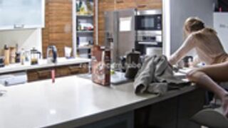Sara and BF Sex on the kitchen table