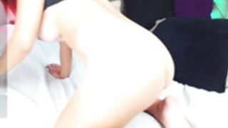 Secretnanda fingers her asshole