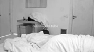 Dayana and BF intense sex under the duvet