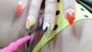 Perfect body labia krisi_kiss long hair part.1