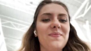 MariiD nude in mall washroom