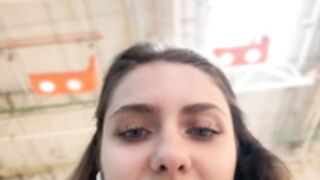 MariiD nude in mall washroom