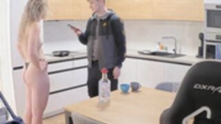 Barbie and Ken Pussy, Ass Licking on the kitchen table