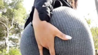 Mia_Queen dare show @ public park