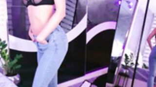 Jeans and Bra