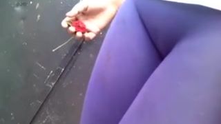 Cameltoe Ni Cuenta se dio Que La Espiaban