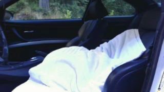 Blisss red masturbation in car2014_1