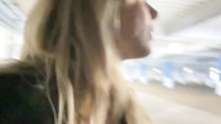 Dahlia Ray public Blowjob