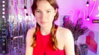 Hot Redhead Beth Aster Strips