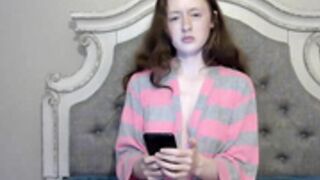 fabred27 rubs breasts and shows off body