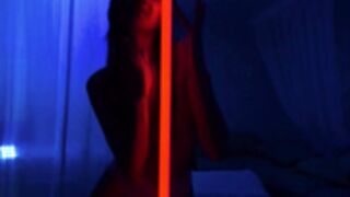 _marvelous_time_ topless dance jerking a light saber