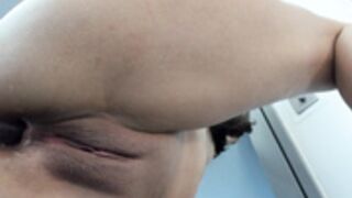 cleolane playing with anal dildo clip