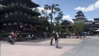 Ellie the Empress walking big tits bouncing