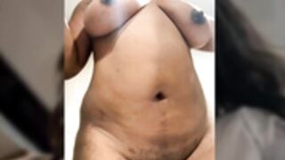 nessa naked in restroom