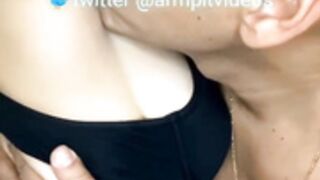 licking armpit