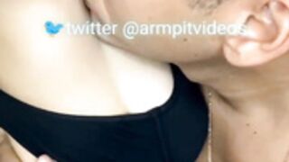 licking armpit