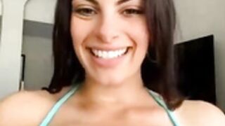 Alexa Pearl topless dirty talk and boob play