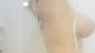 Abigaiil Morris in shower